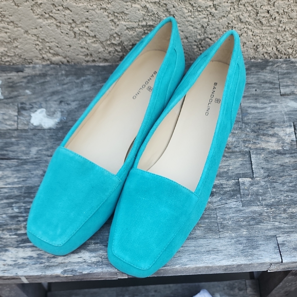 Bandolino Suede Loafers Aqus Size 8